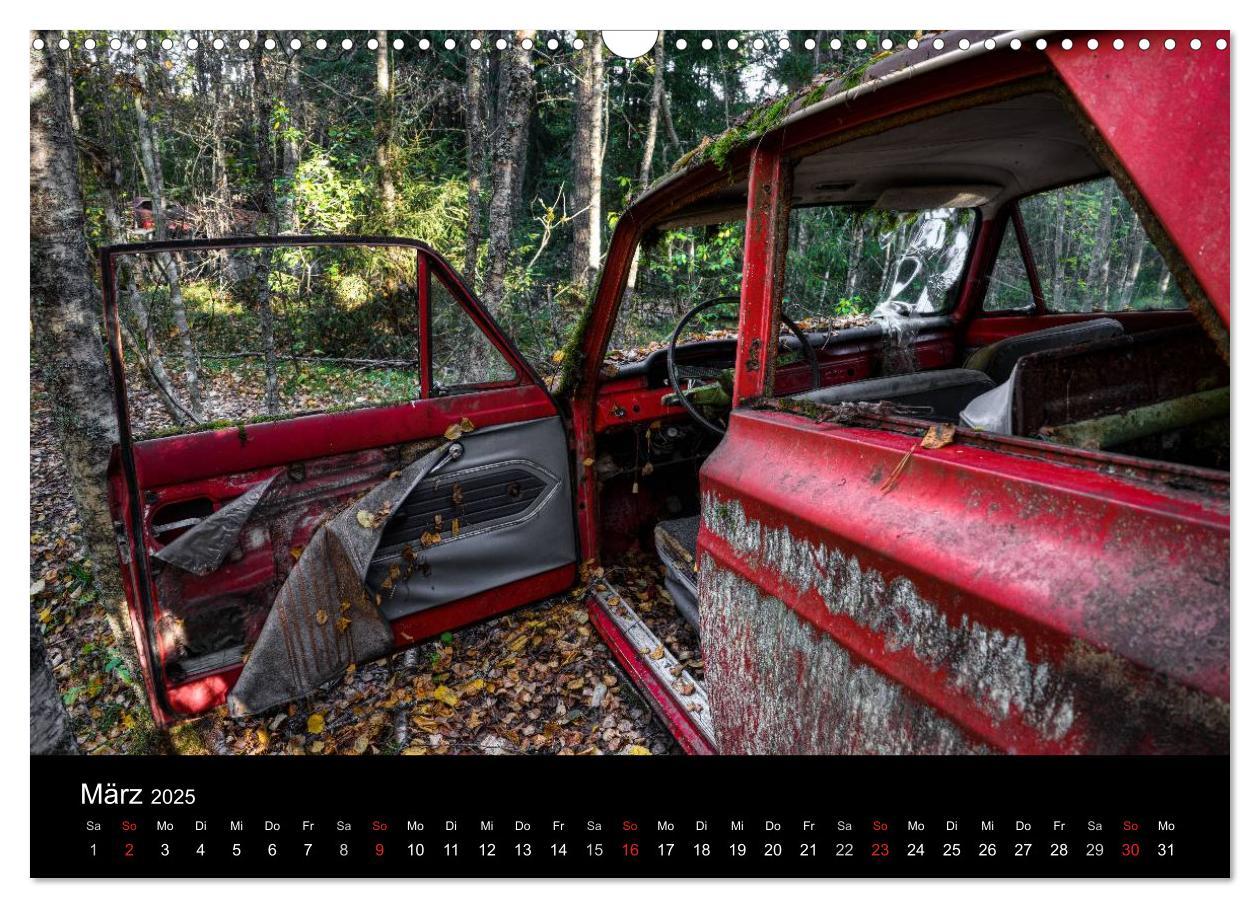 Bild: 9783435556717 | Autos, abgestellt und vergessen (Wandkalender 2025 DIN A3 quer),...