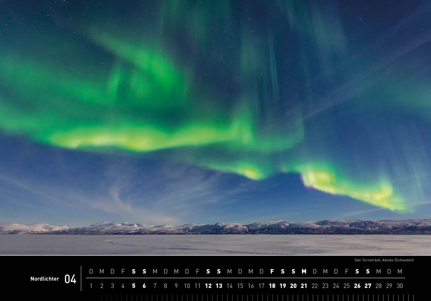 Bild: 9783968555249 | 360° Nordlichter Premiumkalender 2025 | Robert Haasmann | Kalender