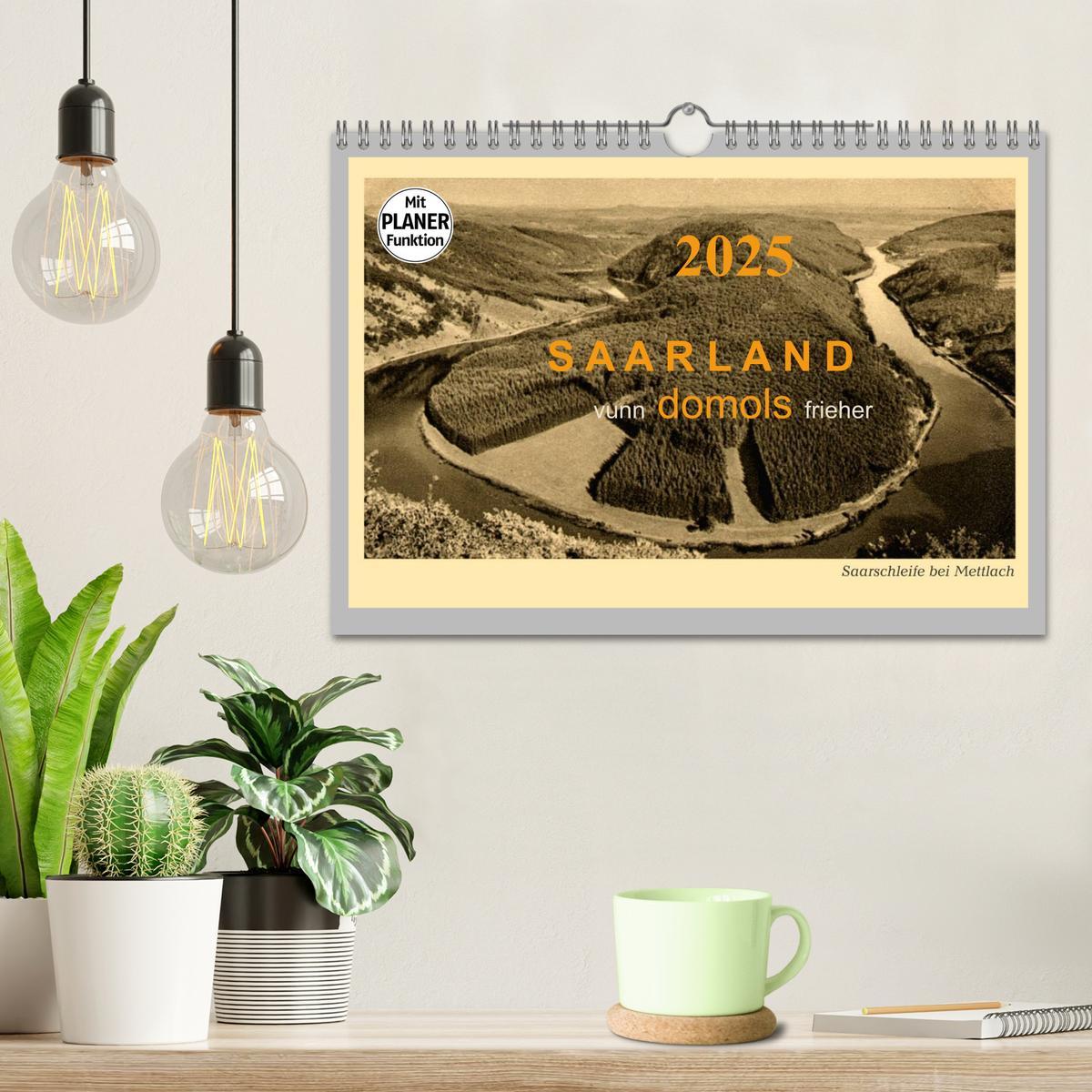 Bild: 9783435520473 | Saarland - vunn domols (frieher) (Wandkalender 2025 DIN A4 quer),...