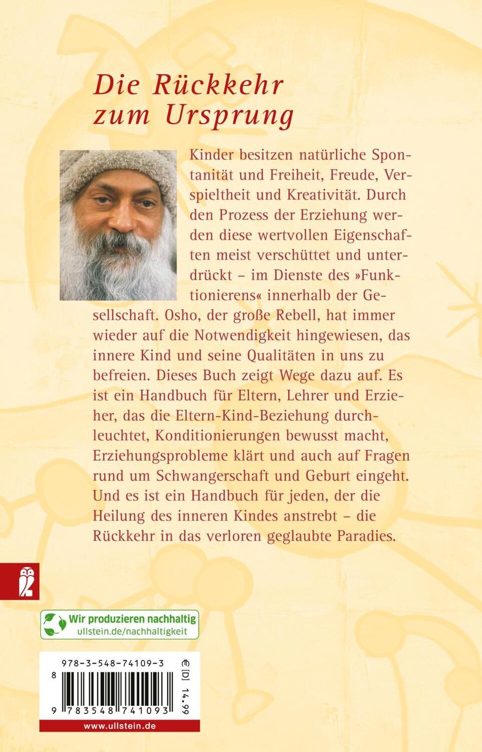 Rückseite: 9783548741093 | Kinder | Sei einfach Du selbst | Osho | Taschenbuch | 528 S. | Deutsch