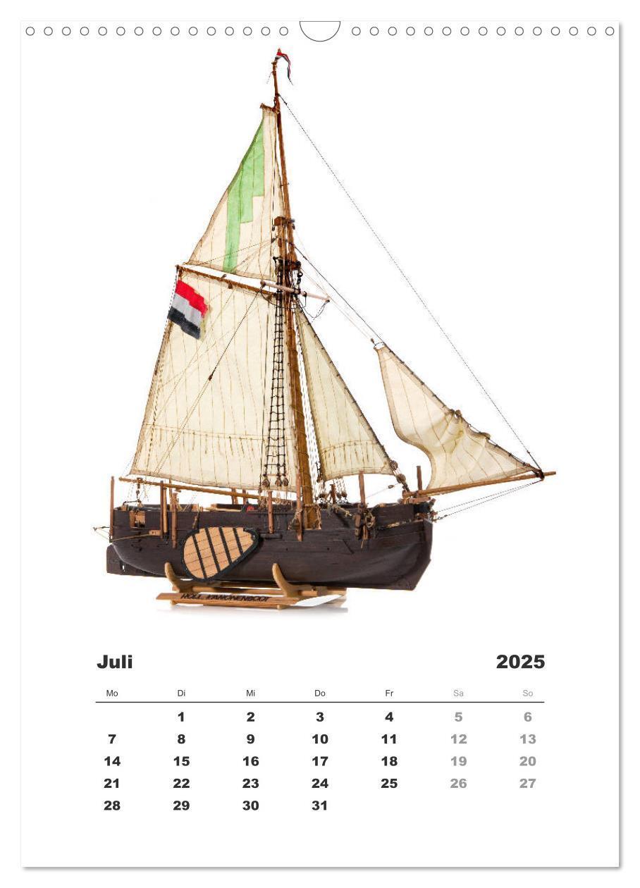 Bild: 9783435961580 | Historische Segelschiffe - Modellbau (Wandkalender 2025 DIN A3...