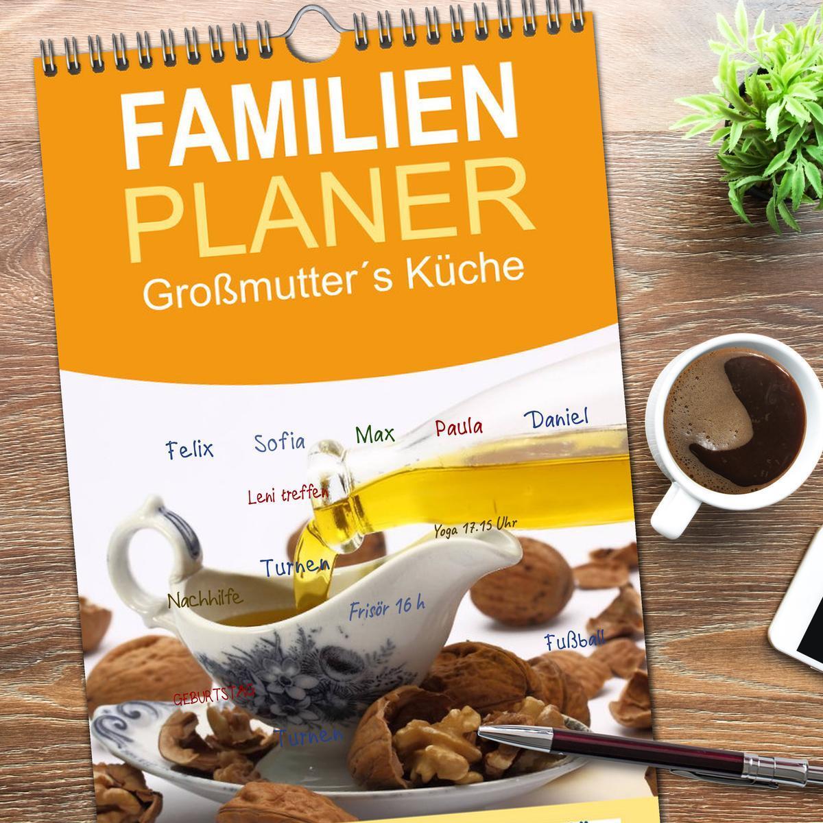 Bild: 9783457115916 | Familienplaner 2025 - Großmutter´s Küche mit 5 Spalten...