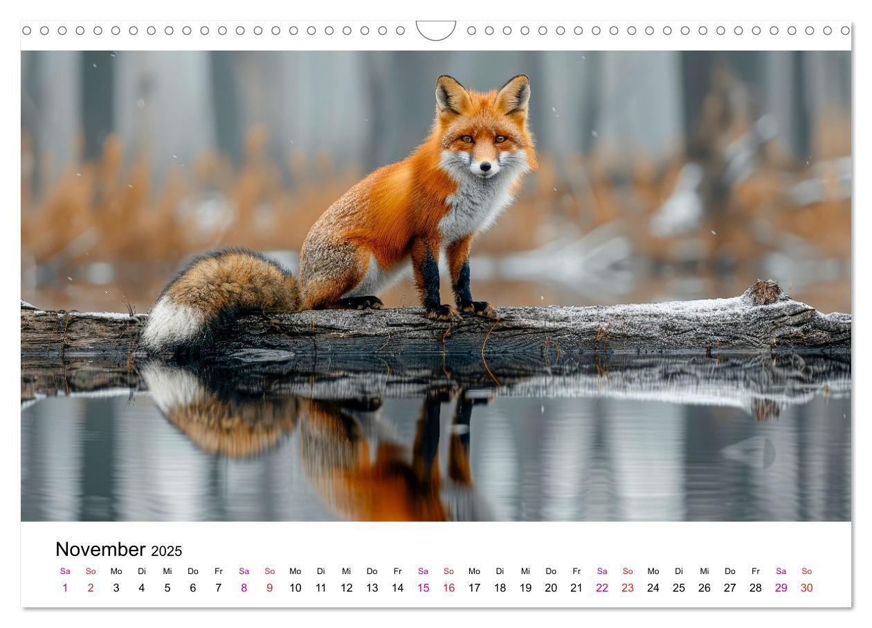 Bild: 9783383815157 | Fuchs - schöne Momente (Wandkalender 2025 DIN A3 quer), CALVENDO...