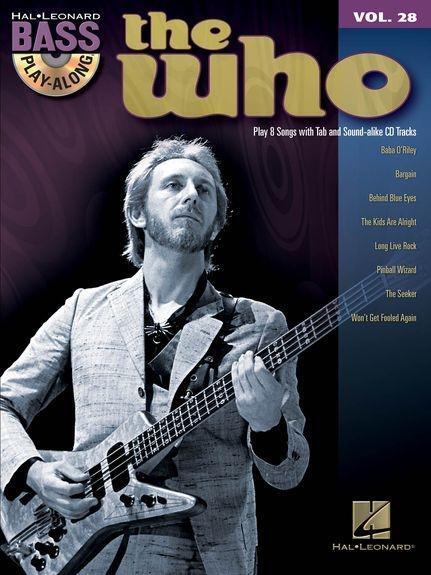 Cover: 9781423482154 | The Who Bass Play-Along Volume 28 Book/Online Audio [With CD (Audio)]