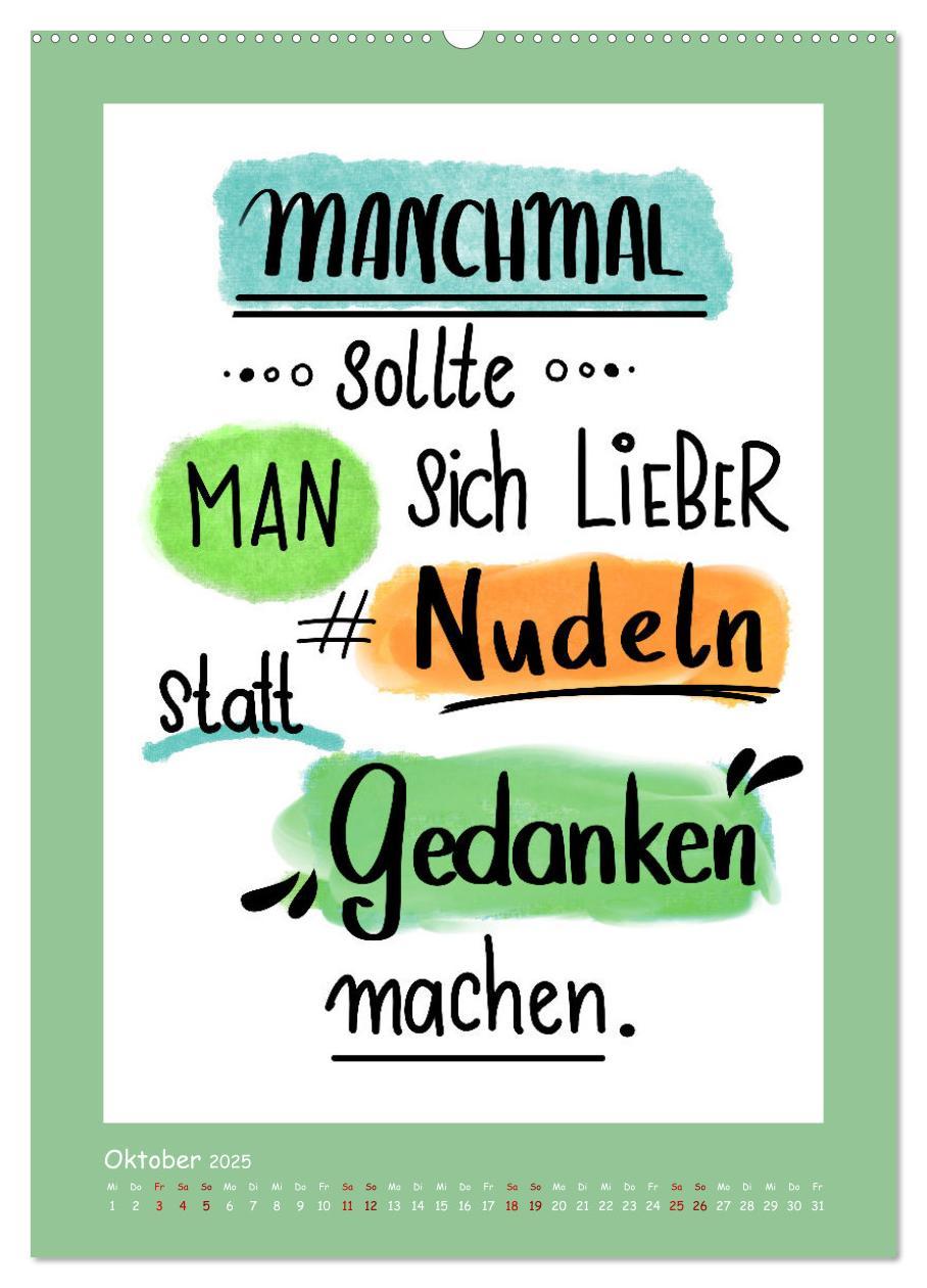 Bild: 9783435696864 | Nachgedacht-Sprüche und Zitate (hochwertiger Premium Wandkalender...