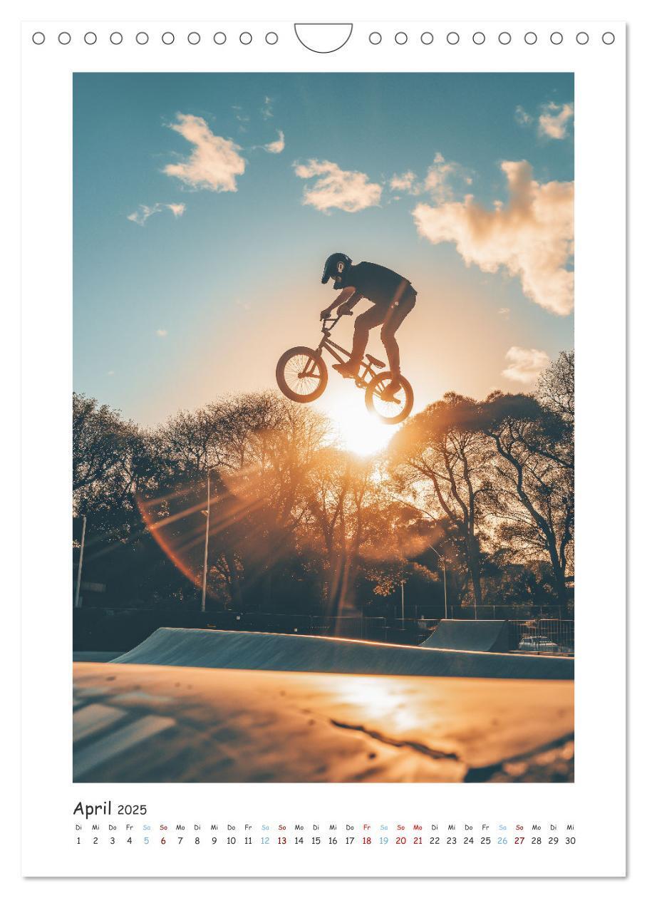 Bild: 9783383775376 | BMX Action (Wandkalender 2025 DIN A4 hoch), CALVENDO Monatskalender