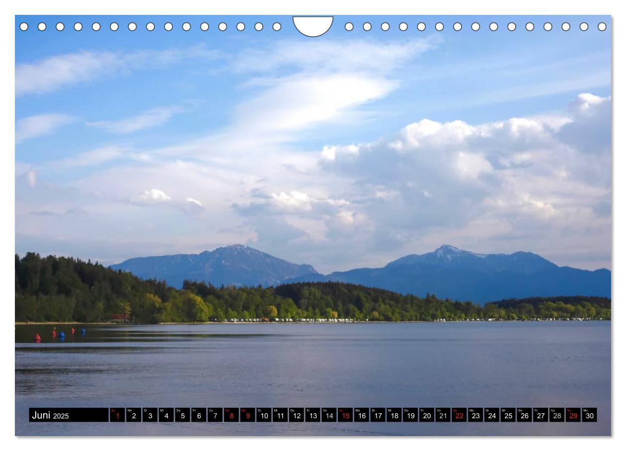 Bild: 9783435460601 | Am schönen Chiemsee (Wandkalender 2025 DIN A4 quer), CALVENDO...