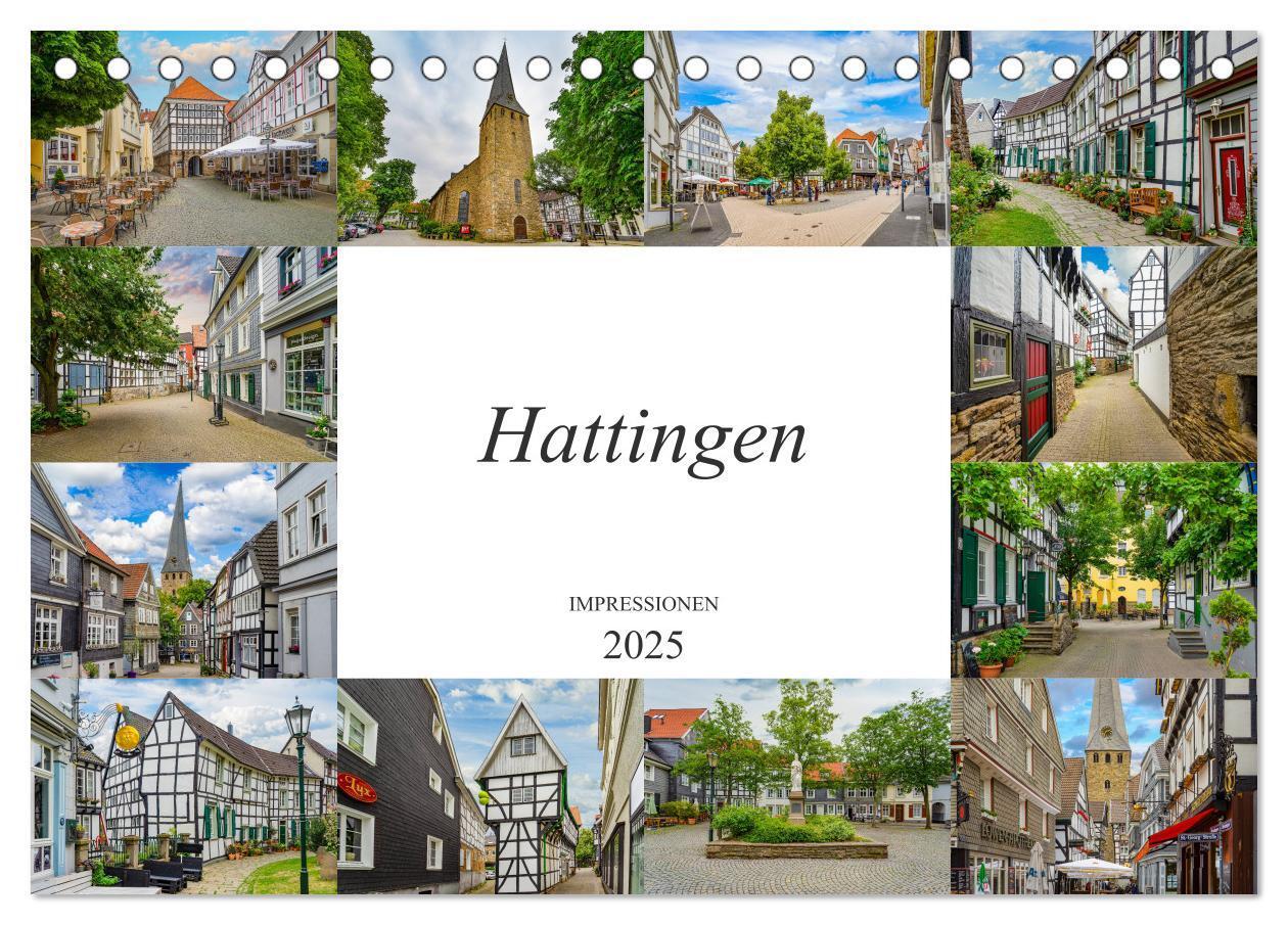 Cover: 9783435210589 | Hattingen Impressionen (Tischkalender 2025 DIN A5 quer), CALVENDO...