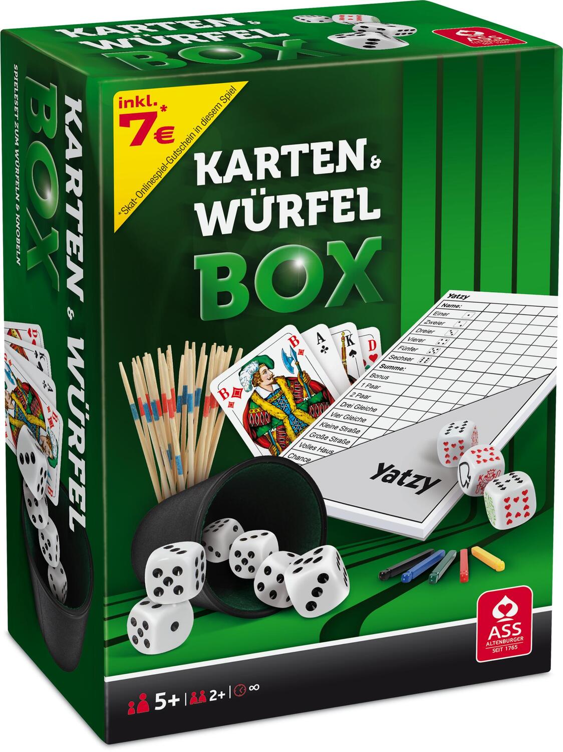 Cover: 4042677741028 | Würfel- und Kartenbox im Stülpkarton | GmbH | Spiel | Brettspiel