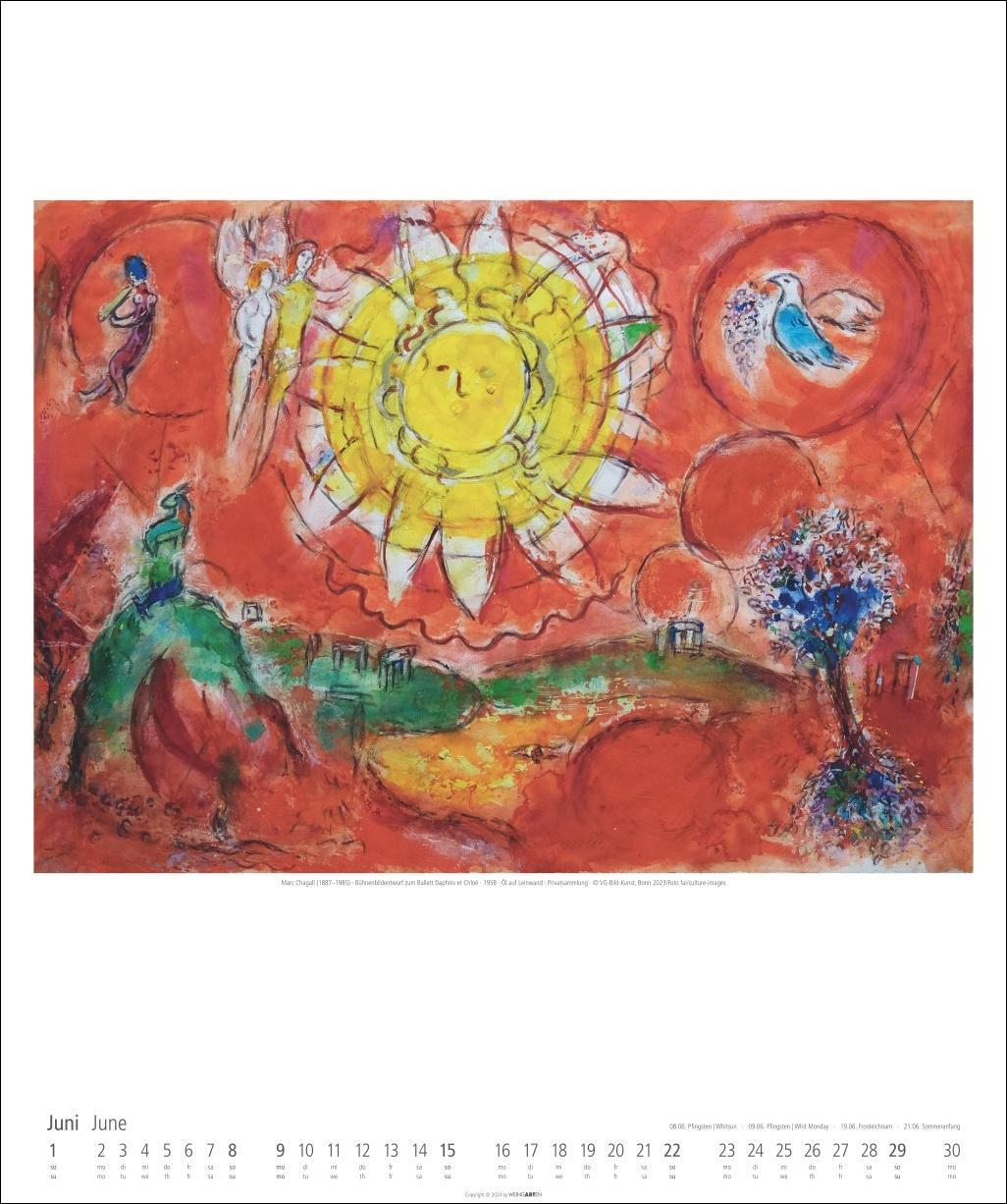 Bild: 9783839900123 | Marc Chagall Kalender 2025 | Kalender | Spiralbindung | 14 S. | 2025