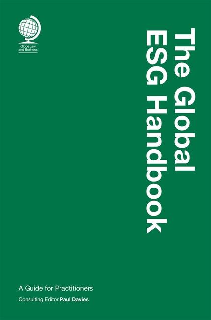 Cover: 9781787429765 | The Global ESG Handbook | A Guide for Practitioners | Buch | Englisch