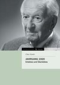 Cover: 9783842422810 | Jahrgang 1920 | Erlebtes und Überlebtes | Claus Zander | Taschenbuch