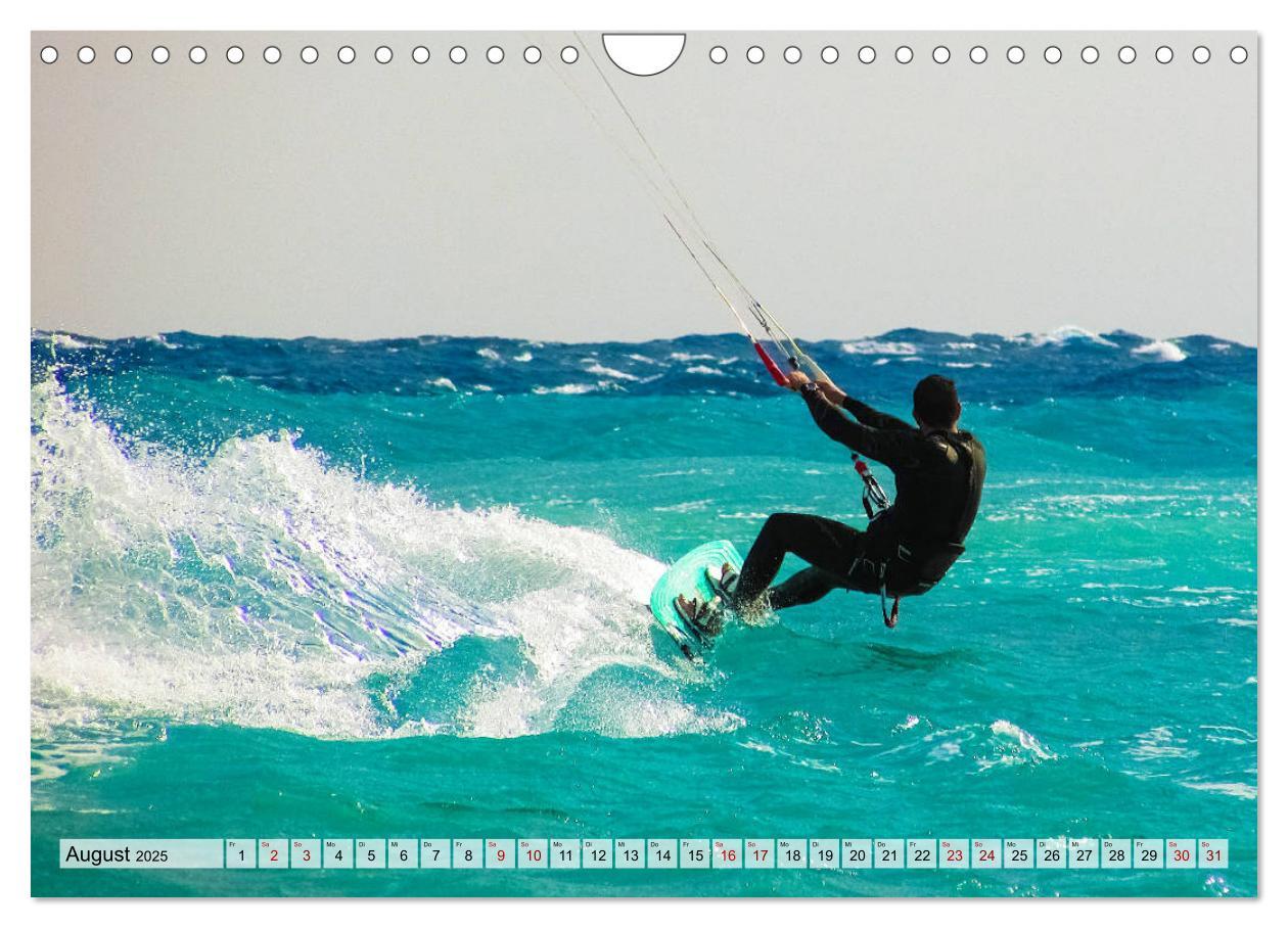 Bild: 9783435327065 | Kitesurfen - Action pur (Wandkalender 2025 DIN A4 quer), CALVENDO...