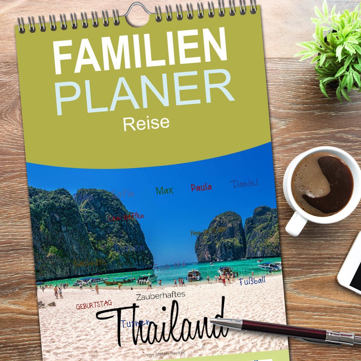 Bild: 9783457118764 | Familienplaner 2025 - Zauberhaftes Thailand mit 5 Spalten...