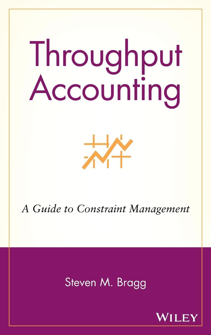 Cover: 9780471251095 | Throughput Accounting | Bragg | Buch | HC gerader Rücken kaschiert