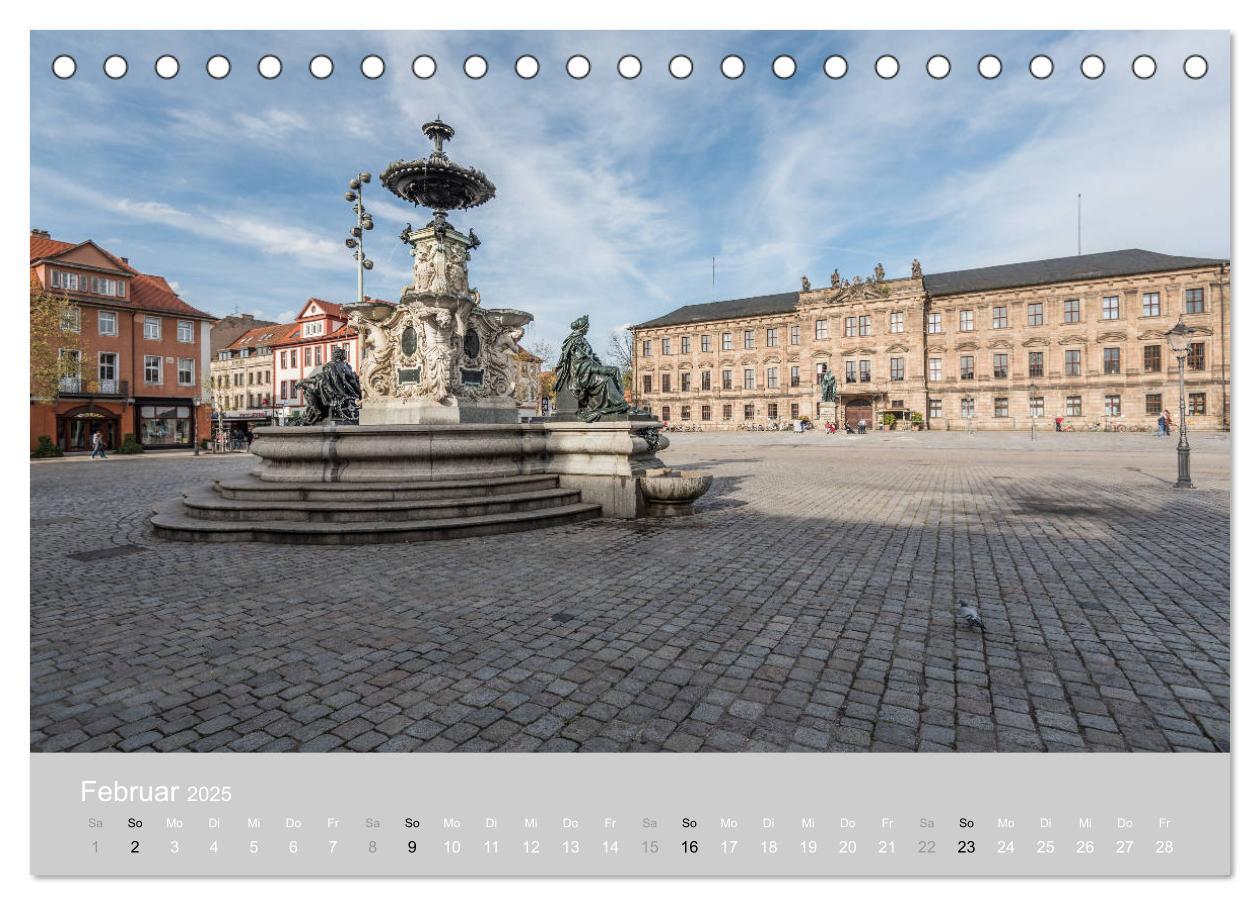 Bild: 9783435454044 | Hugenottenstadt Erlangen 2025 (Tischkalender 2025 DIN A5 quer),...