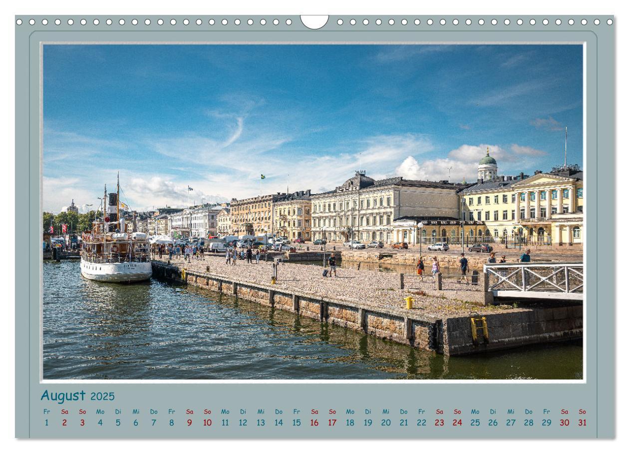 Bild: 9783383945816 | HELSINKI CITY (Wandkalender 2025 DIN A3 quer), CALVENDO Monatskalender