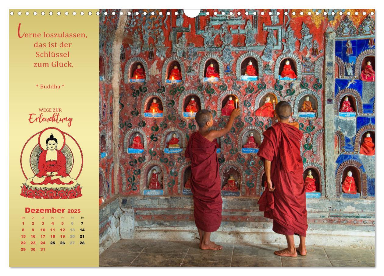 Bild: 9783383906947 | Buddhistische Weisheiten - Wege zur Erleuchtung (Wandkalender 2025...