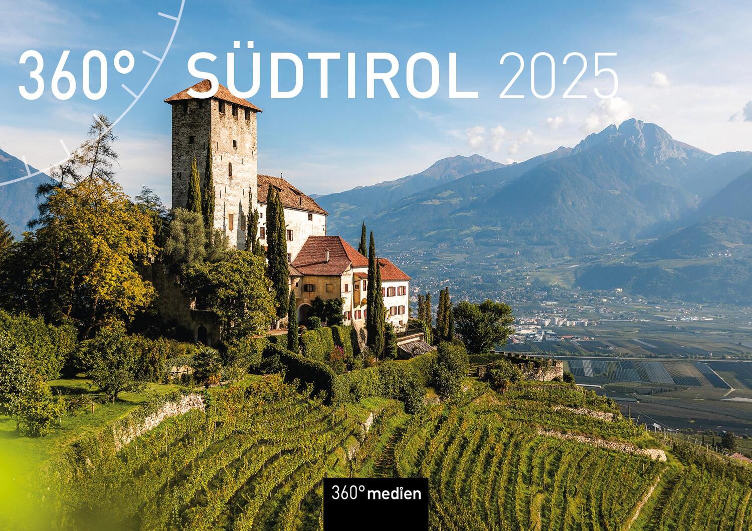 Cover: 9783968555768 | 360° Südtirol Broschürenkalender 2025 | Alexander Pichler | Kalender