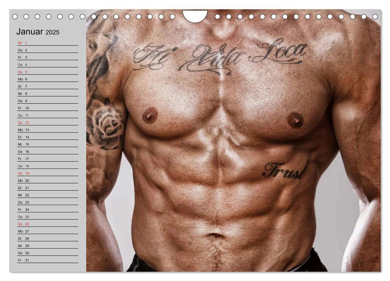 Bild: 9783435541102 | Erotische Männer. Adonis und Co. (Wandkalender 2025 DIN A4 quer),...