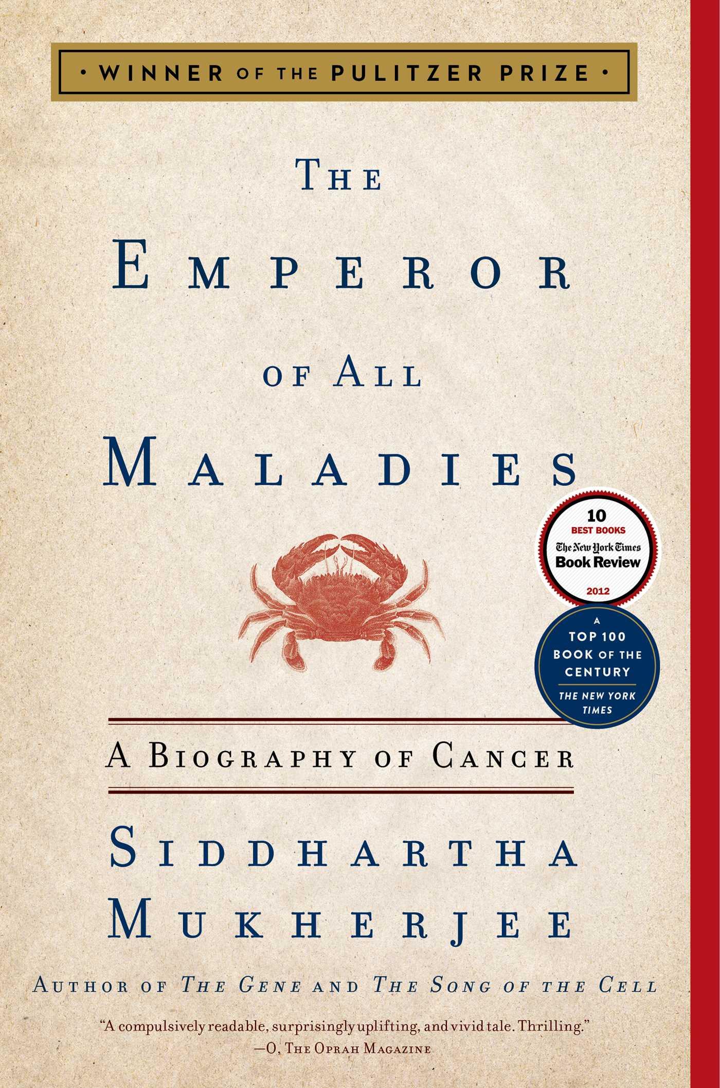 Cover: 9781439170915 | Emperor of All Maladies | A Biography of Cancer | Siddhartha Mukherjee