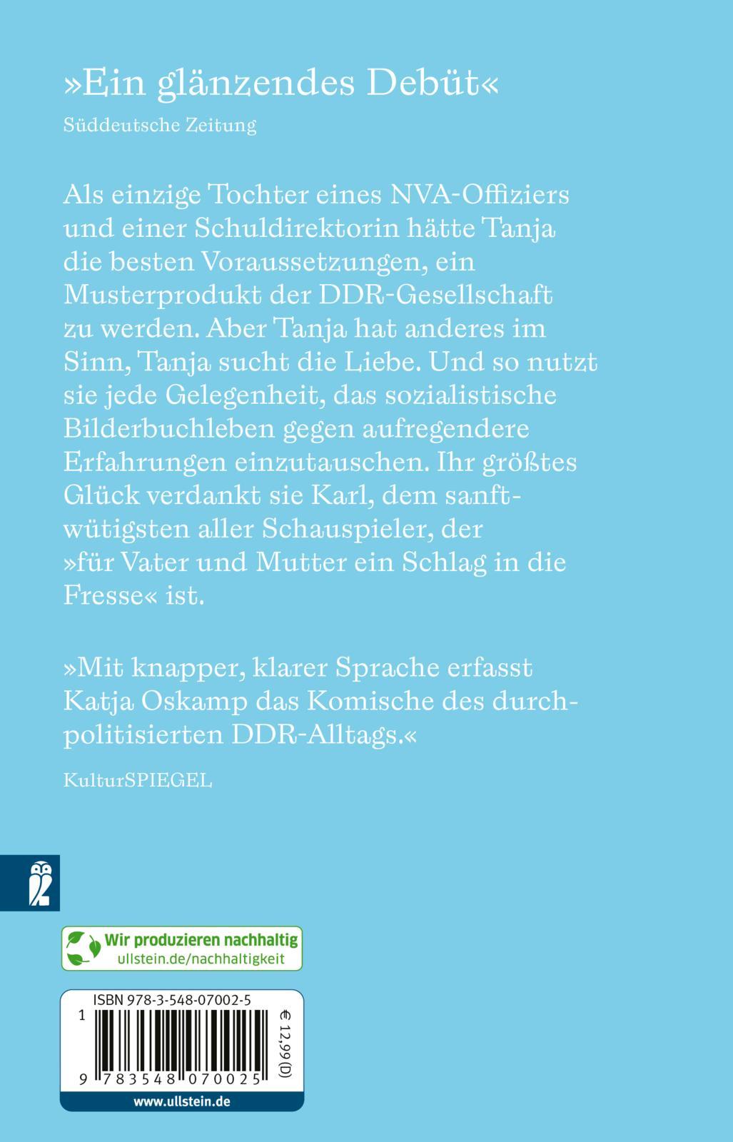 Rückseite: 9783548070025 | Halbschwimmer | Katja Oskamp | Taschenbuch | 160 S. | Deutsch | 2024