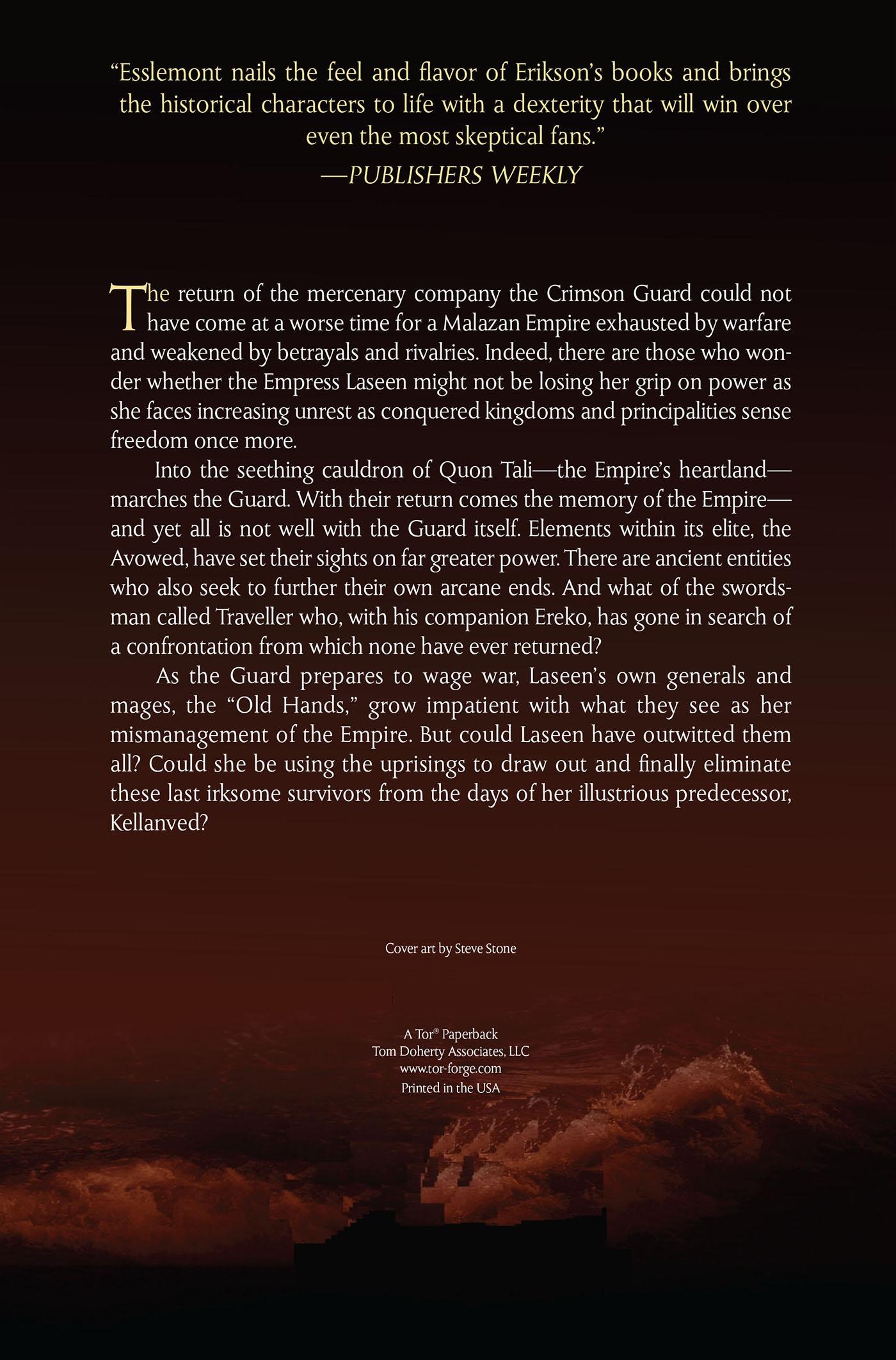 Rückseite: 9780765323729 | Return of the Crimson Guard | Ian C. Esslemont | Taschenbuch | 2010