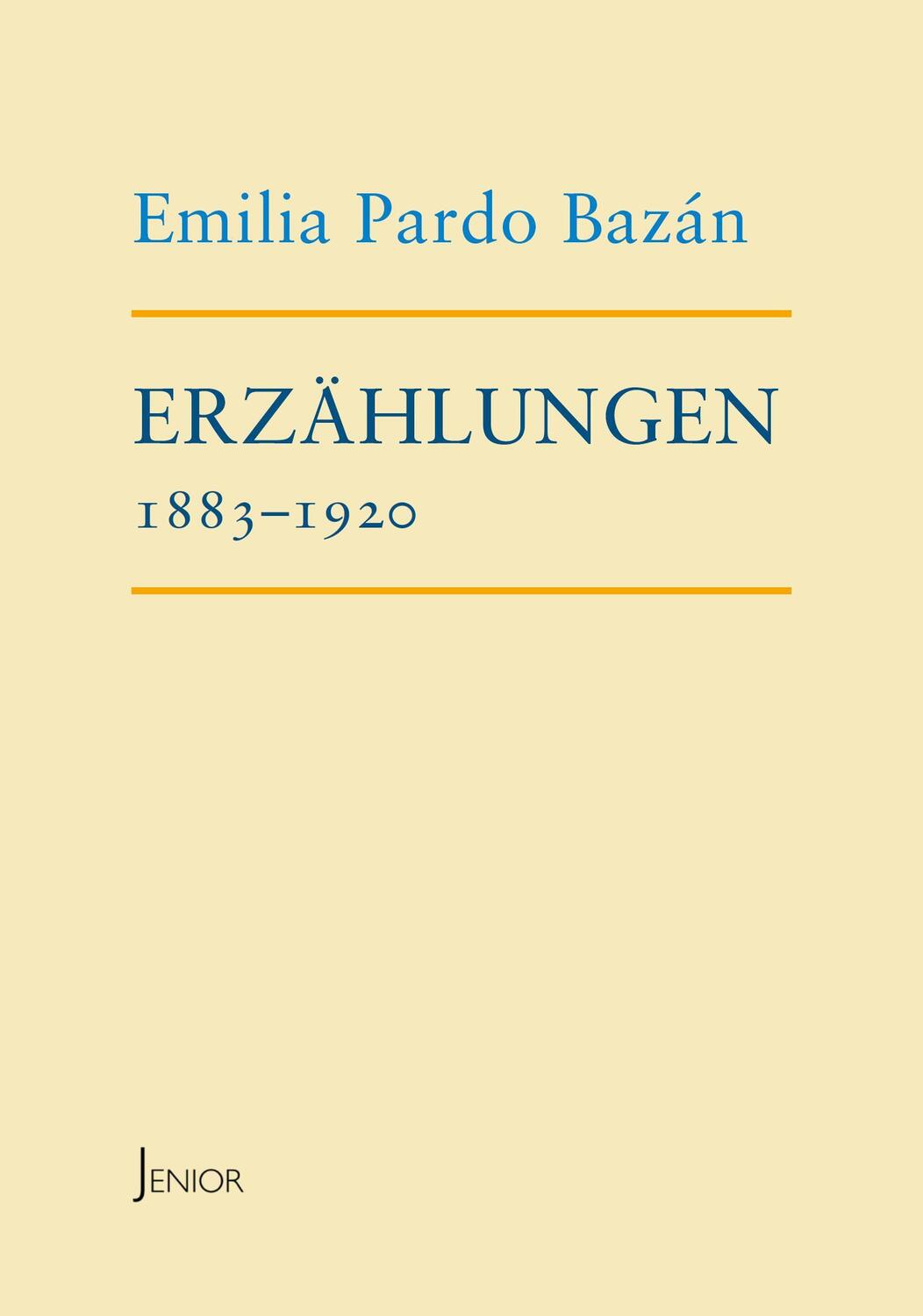 Cover: 9783959780377 | Erzählungen 1883-1920 | Emilia Pardo Bazán | Taschenbuch | 258 S.