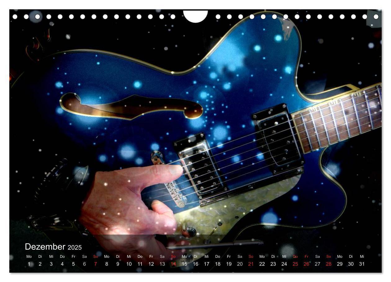 Bild: 9783435570416 | Rockgitarren Power (Wandkalender 2025 DIN A4 quer), CALVENDO...