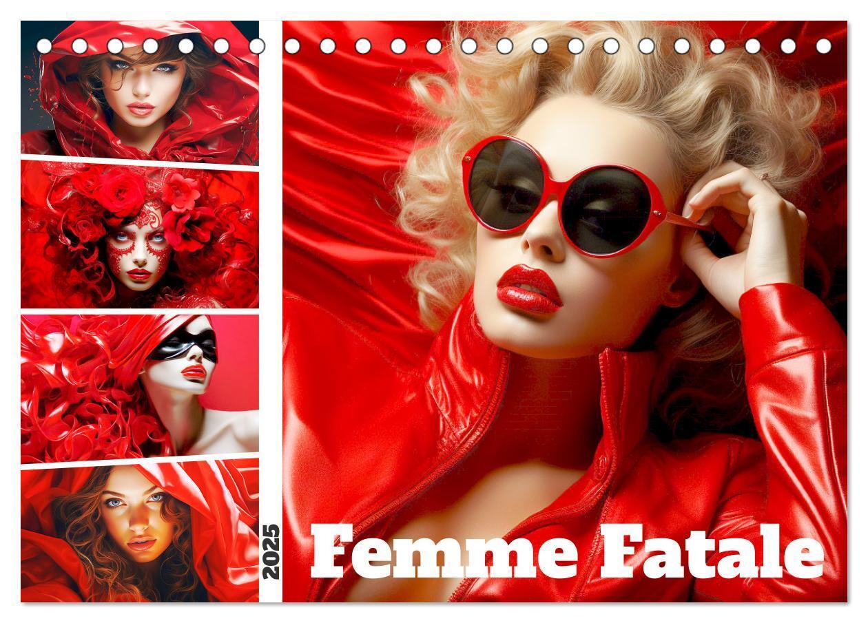 Cover: 9783383887451 | Femme Fatale. Portraits. Starke und schöne Frauen (Tischkalender...