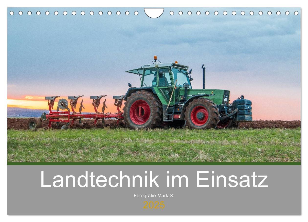 Cover: 9783435173983 | Landtechnik im Einsatz (Wandkalender 2025 DIN A4 quer), CALVENDO...