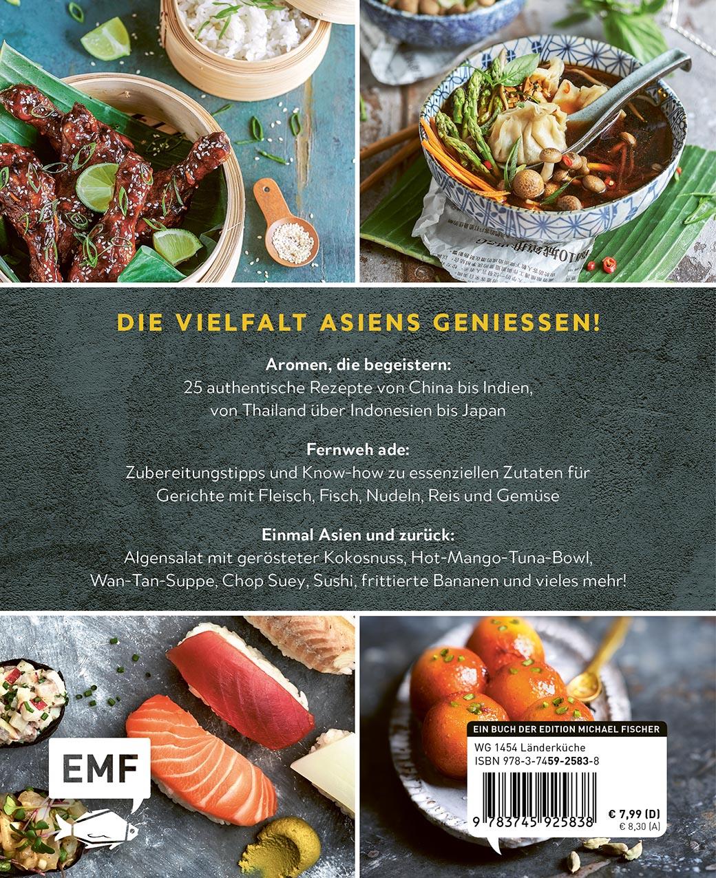 Rückseite: 9783745925838 | Genussmomente: Asien | Edition Michael Fischer | Buch | 64 S. | 2025