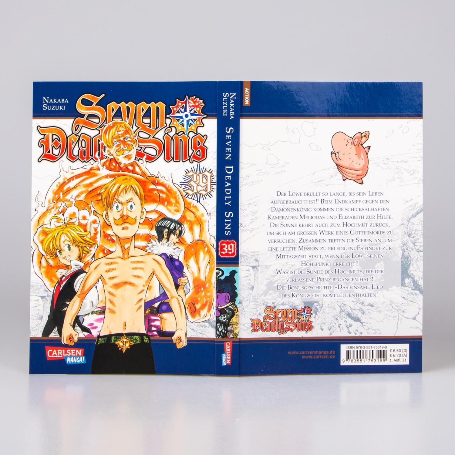 Bild: 9783551753199 | Seven Deadly Sins 39 | Mittelalterliche Fantasy-Action mit Witz | Buch