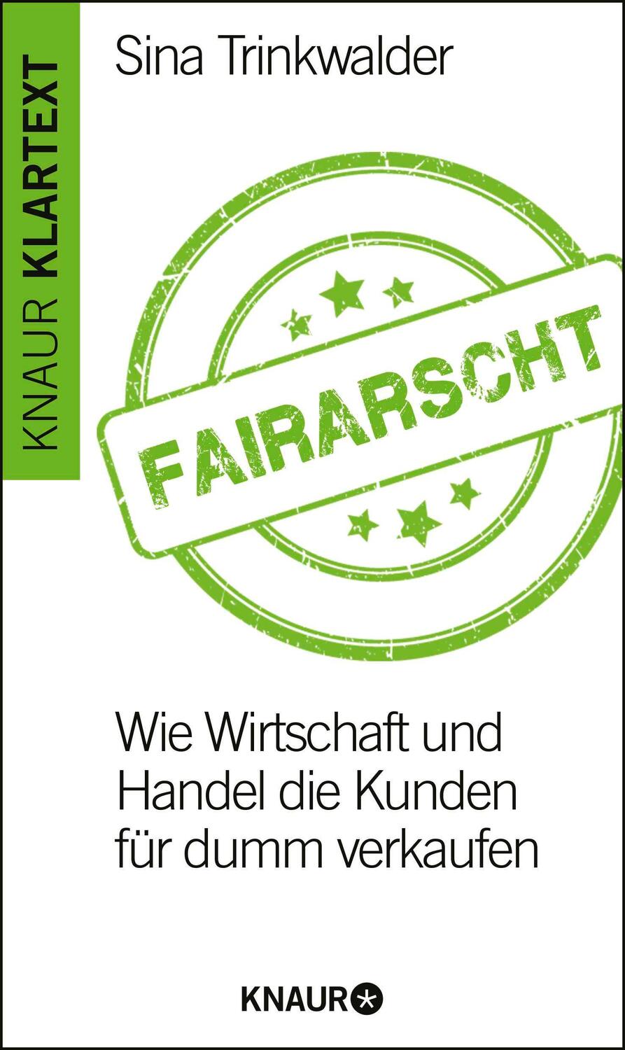 Cover: 9783426787946 | Fairarscht | Wie Wirtschaft und Handel die Kunden für dumm verkaufen