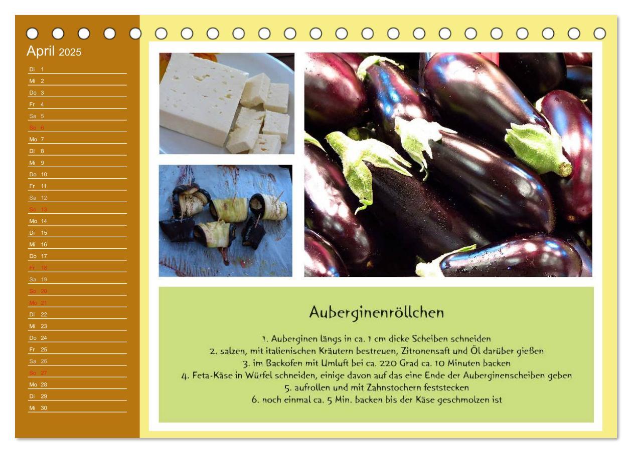 Bild: 9783435809561 | Meine Mallorca Rezepte (Tischkalender 2025 DIN A5 quer), CALVENDO...