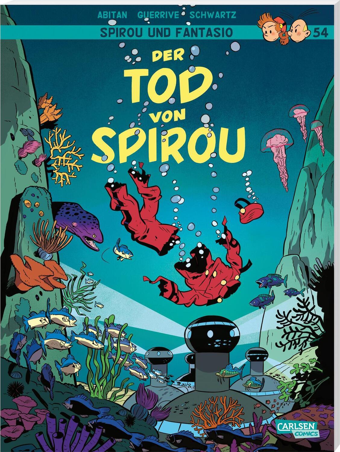 Cover: 9783551774644 | Spirou und Fantasio: Band 54: Der Tod von Spirou | Guerrive (u. a.)