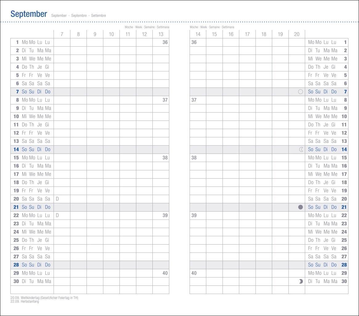 Bild: 9783756408047 | Monats-Taschenkalender, schwarz 2025 | Heye | Buch | Bürokalender Heye