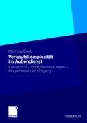 Cover: 9783834925510 | Verkaufskomplexität im Außendienst | Matthias Buob | Taschenbuch