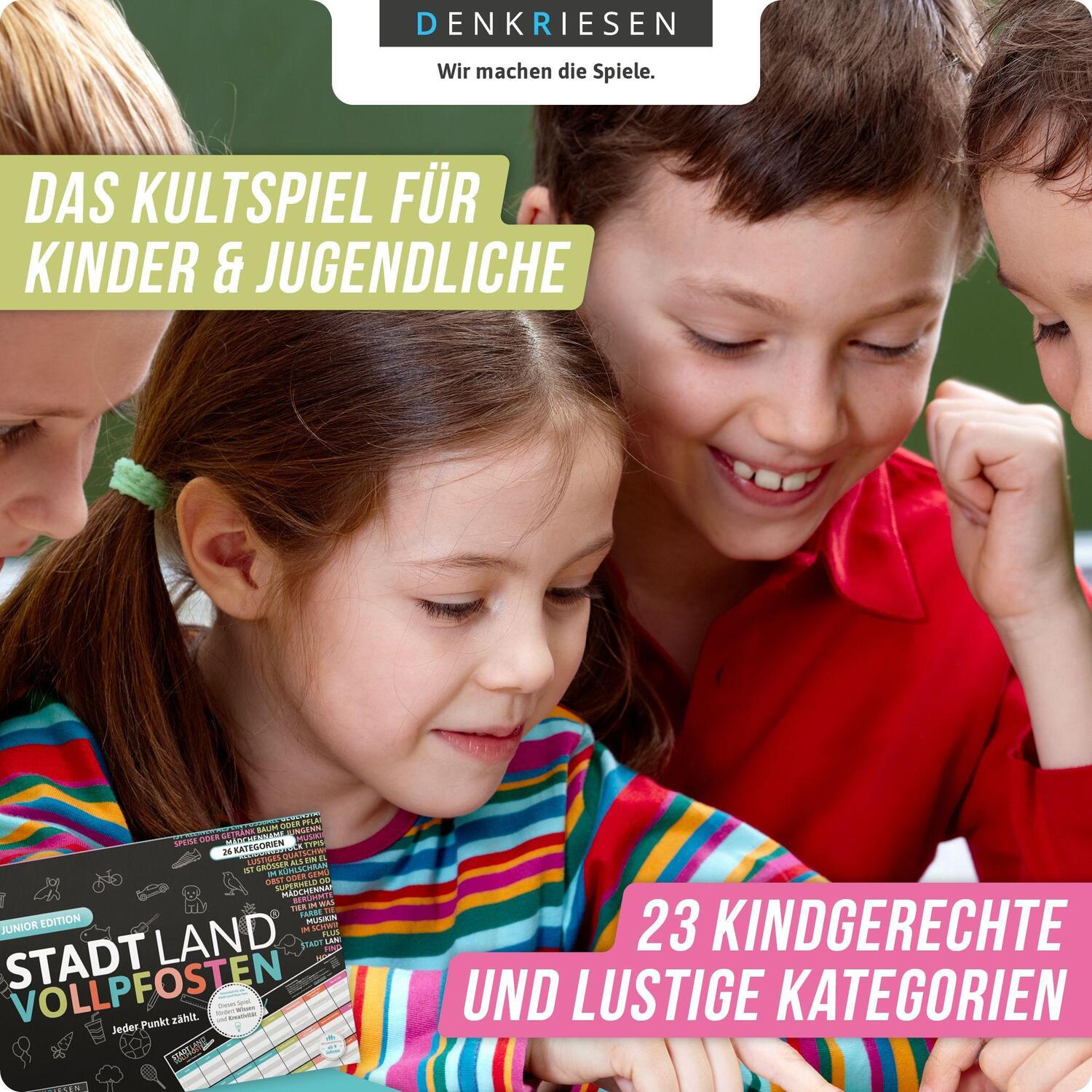 Bild: 4260528090105 | STADT LAND VOLLPFOSTEN® - JUNIOR EDITION - Für Kinder und Jugendliche