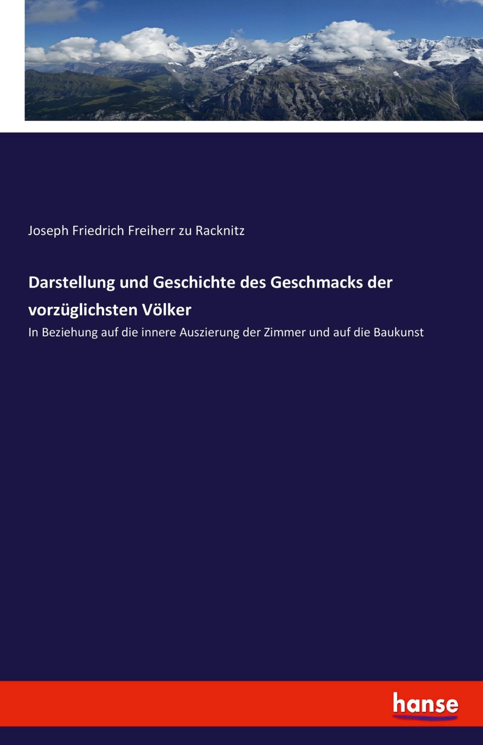 Cover: 9783743632271 | Darstellung und Geschichte des Geschmacks der vorzüglichsten Völker