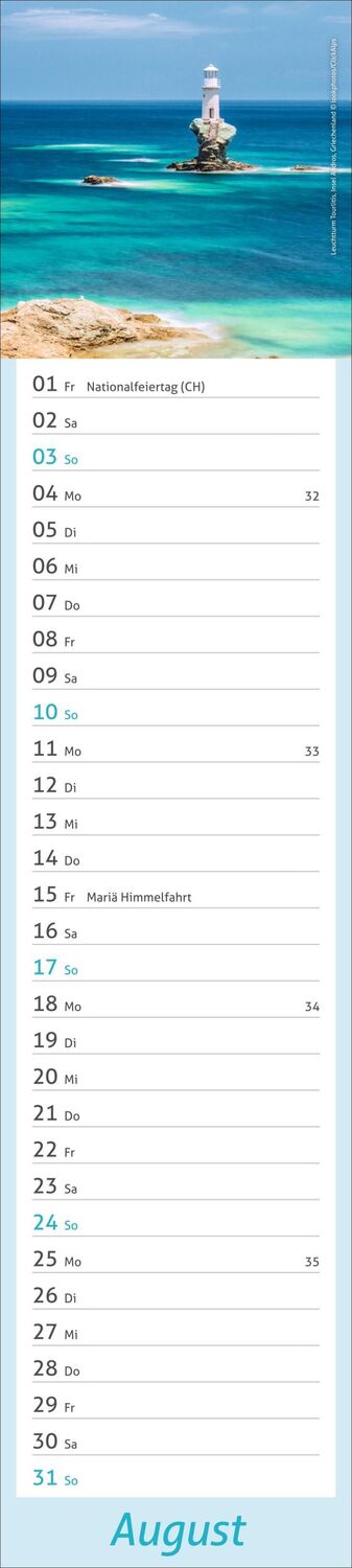 Bild: 9783756406722 | Leuchttürme Langplaner 2025 | Heye | Kalender | Spiralbindung | 13 S.