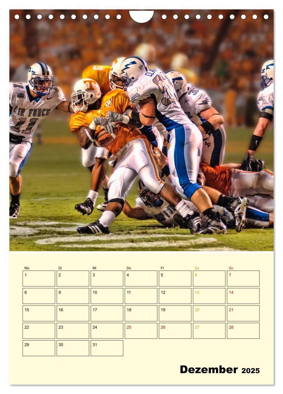 Bild: 9783457012321 | American Football, Team-Arbeit (Wandkalender 2025 DIN A4 hoch),...