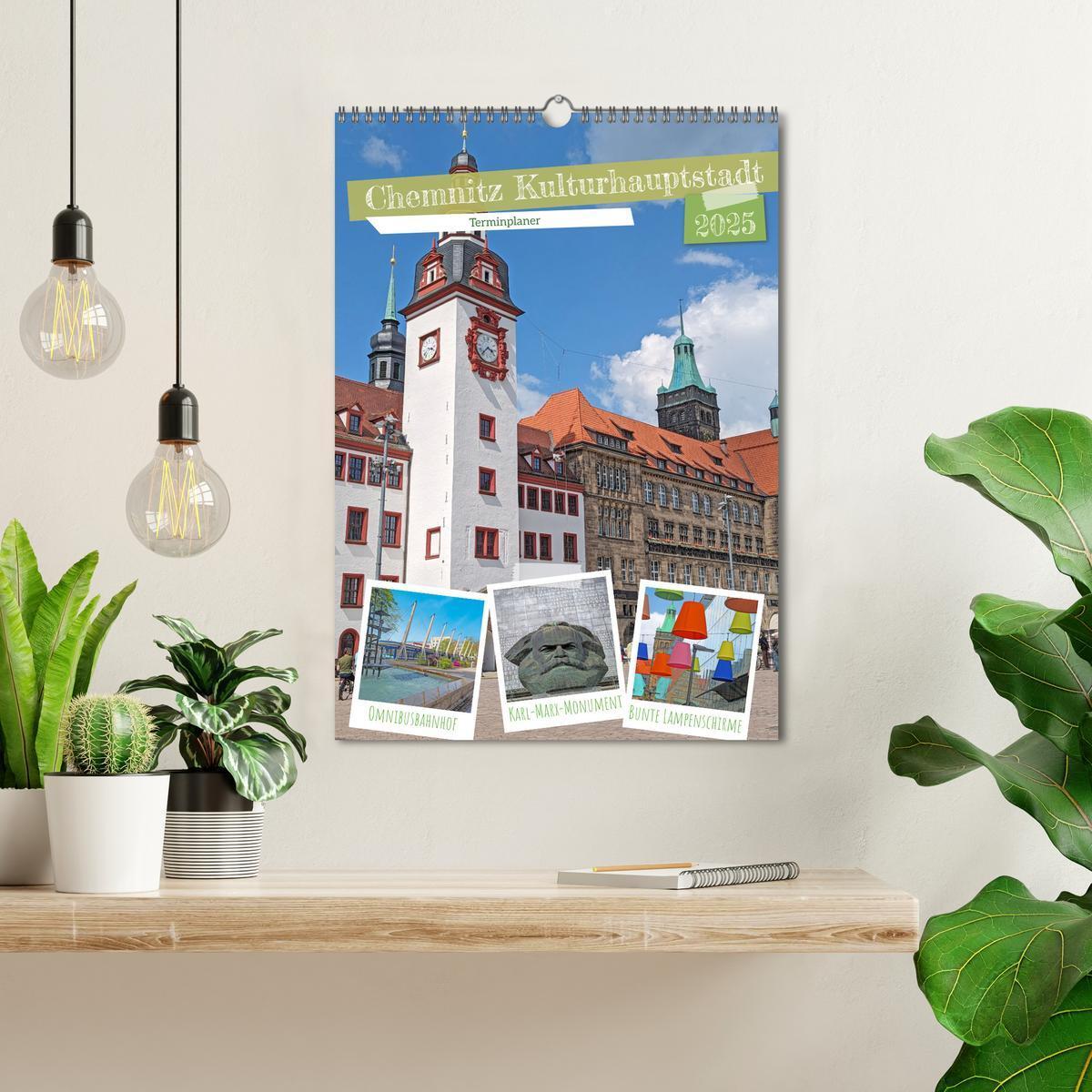 Bild: 9783457135129 | Chemnitz Kulturhauptstadt Terminplaner (Wandkalender 2025 DIN A3...