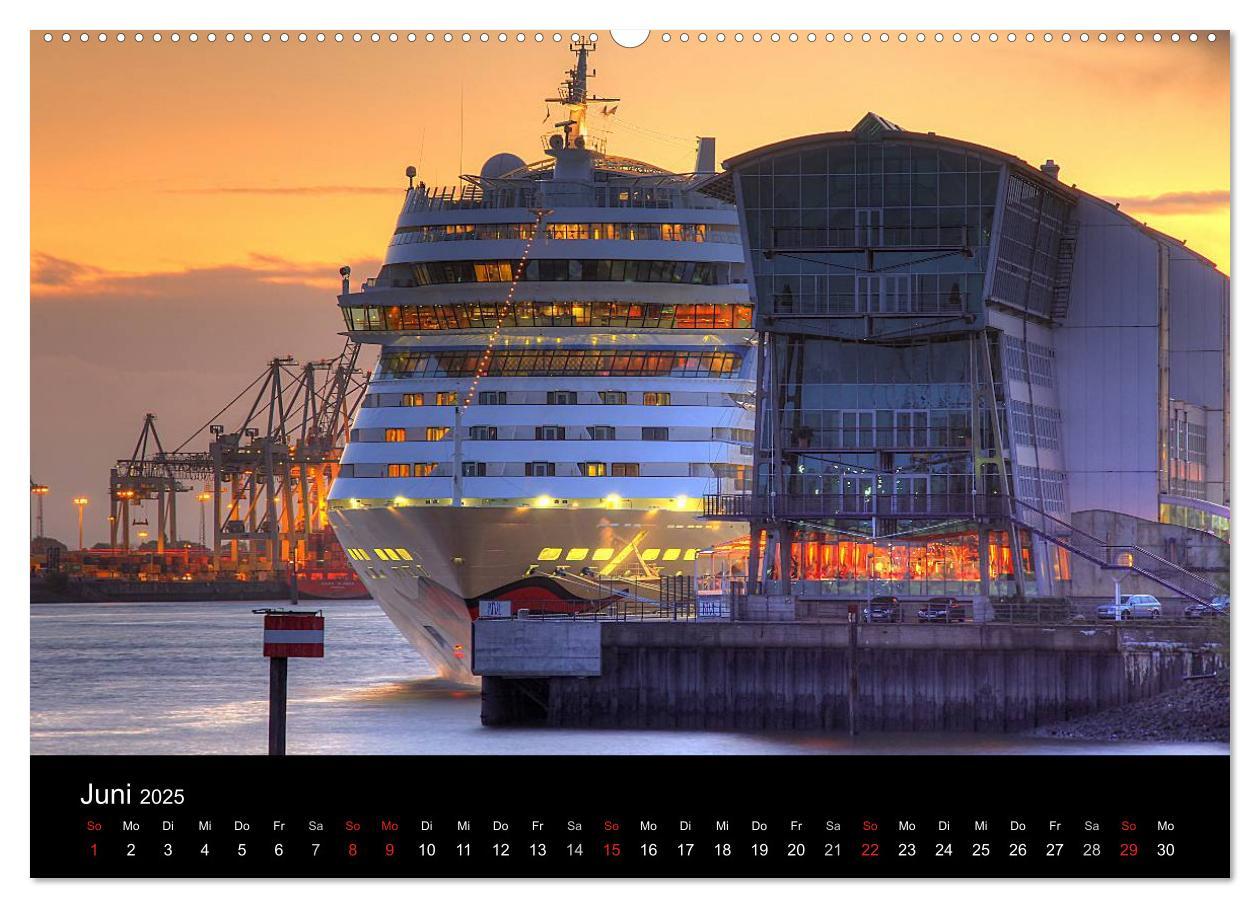 Bild: 9783435756773 | Hamburg (hochwertiger Premium Wandkalender 2025 DIN A2 quer),...