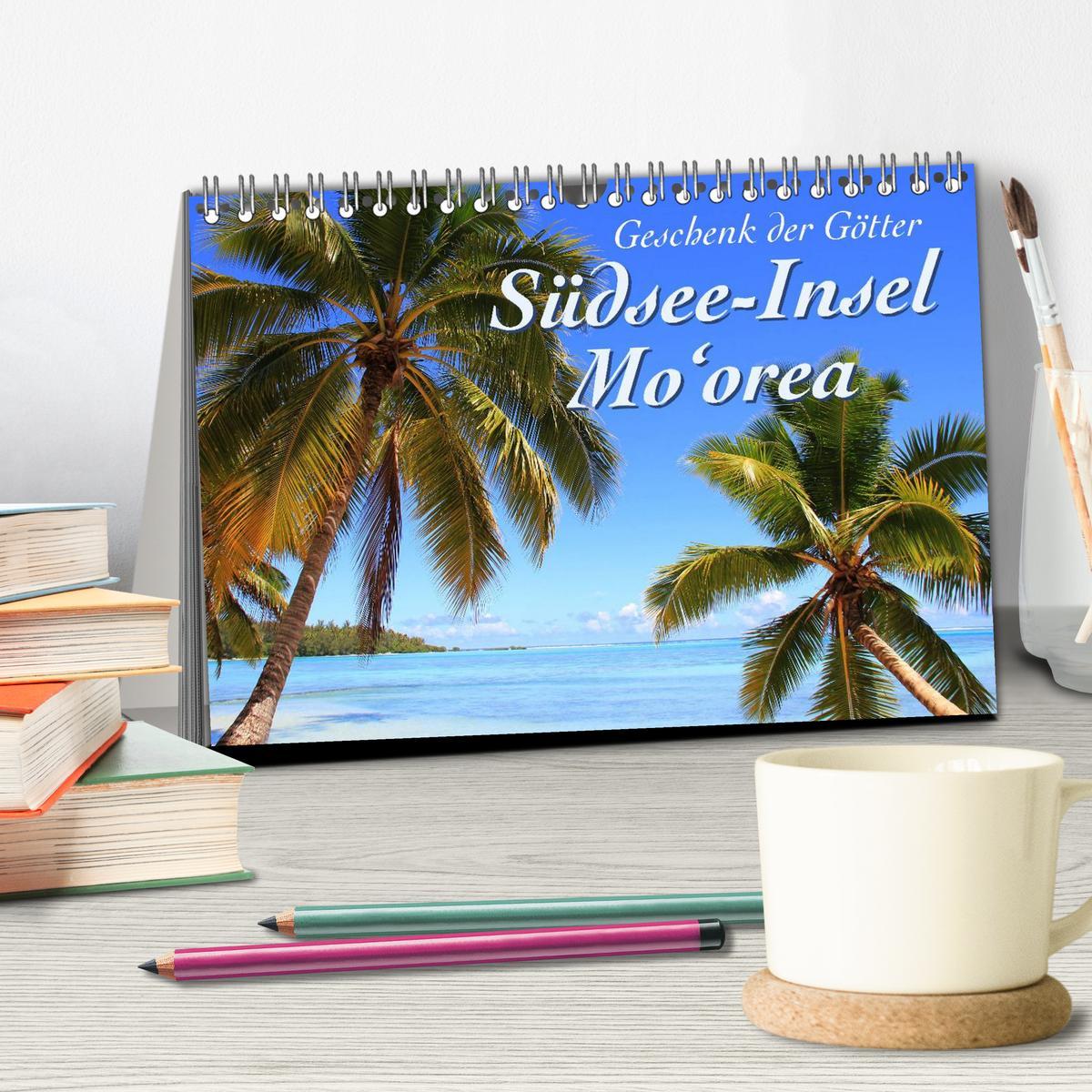 Bild: 9783435531295 | Südsee-Insel Mo'orea (Tischkalender 2025 DIN A5 quer), CALVENDO...