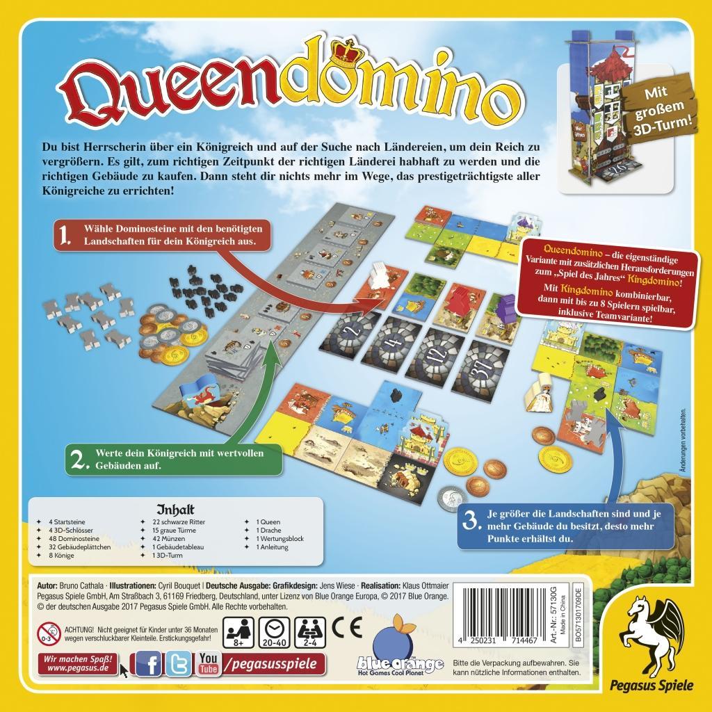 Bild: 4250231714467 | Queendomino | Bruno Cathala | Spiel | Deutsch | 2017 | Pegasus