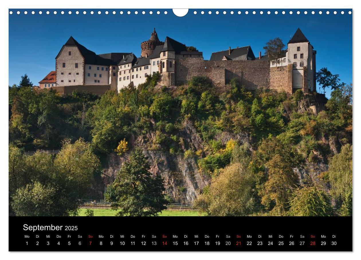 Bild: 9783435829675 | Sächsische Burgen und Schlösser (Wandkalender 2025 DIN A3 quer),...