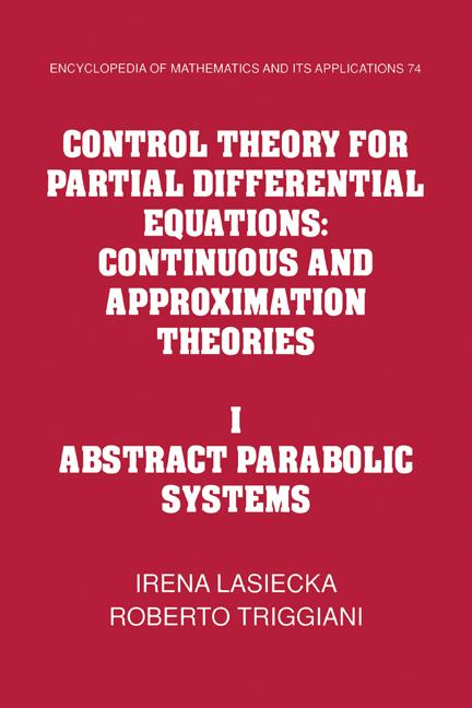 Cover: 9780521155670 | Control Theory for Partial Differential Equations | Lasiecka (u. a.)