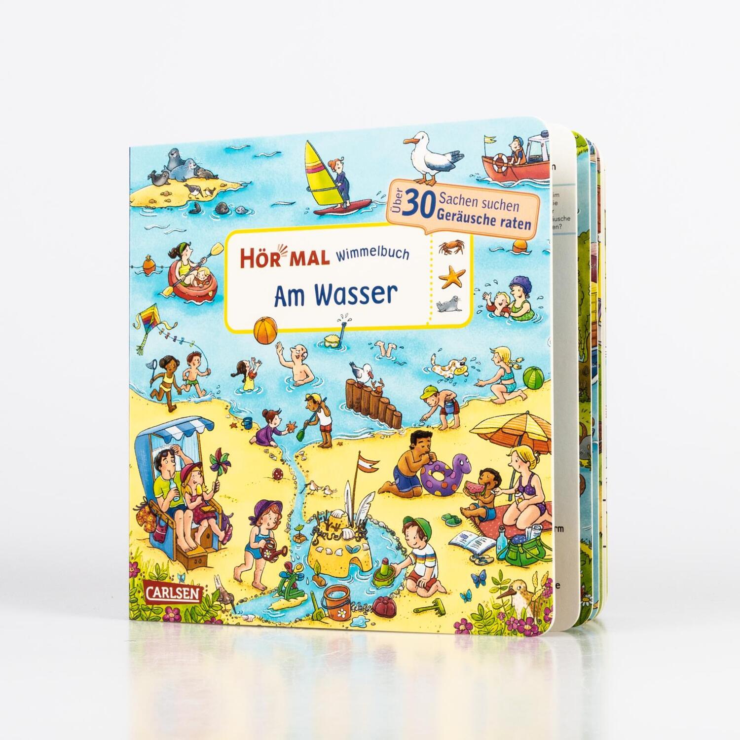 Bild: 9783551253316 | Hör mal (Soundbuch): Wimmelbuch: Am Wasser | Julia Hofmann | Buch