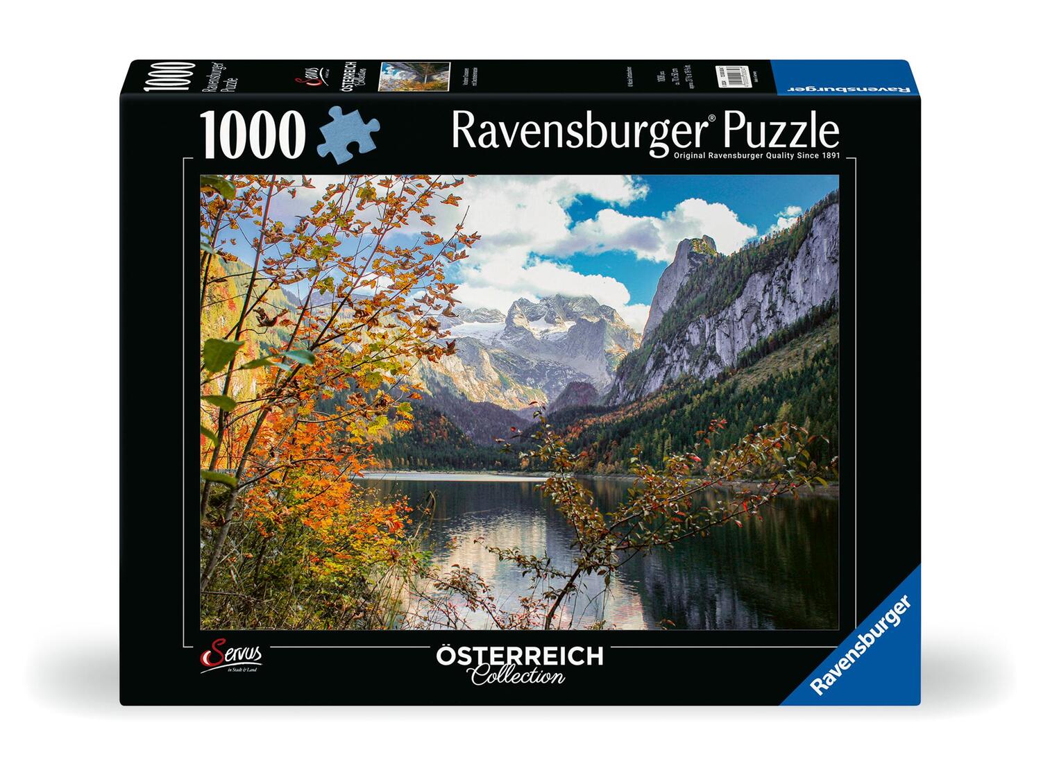 Cover: 4005555008347 | Ravensburger Puzzle 12000834 - Vorderer Gosausee - 1000 Teile...